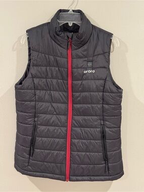 Ororo Women’s Black Heated Quilted Vest without Battery Vest Only Size M